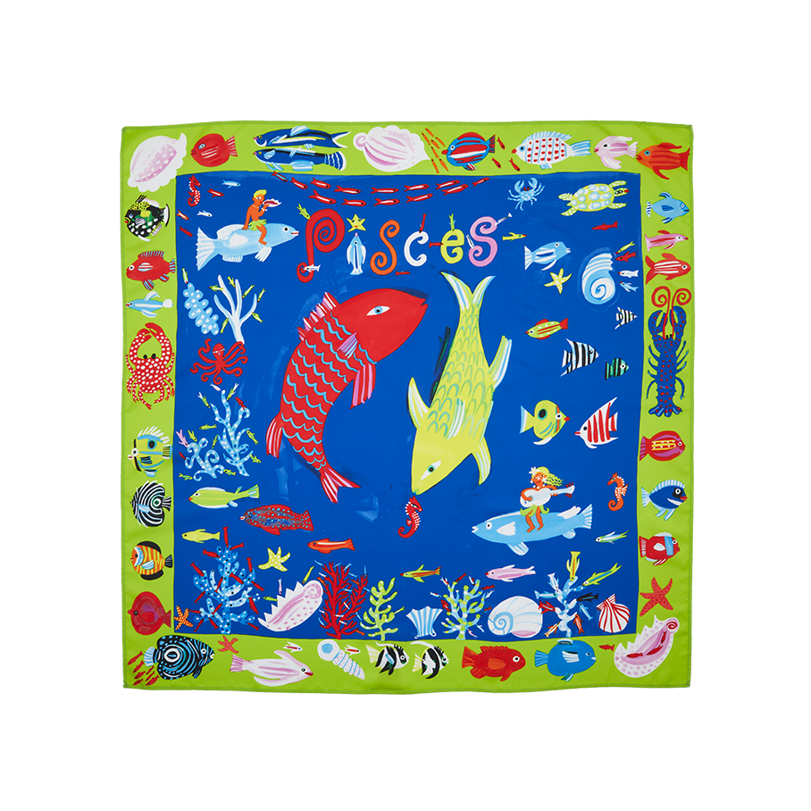 Pisces Knot Wrap - 70cm x 70cm