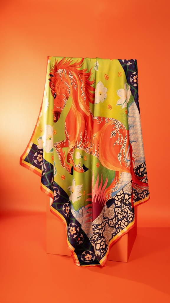 Untamed Flame - 70cm x 70cm